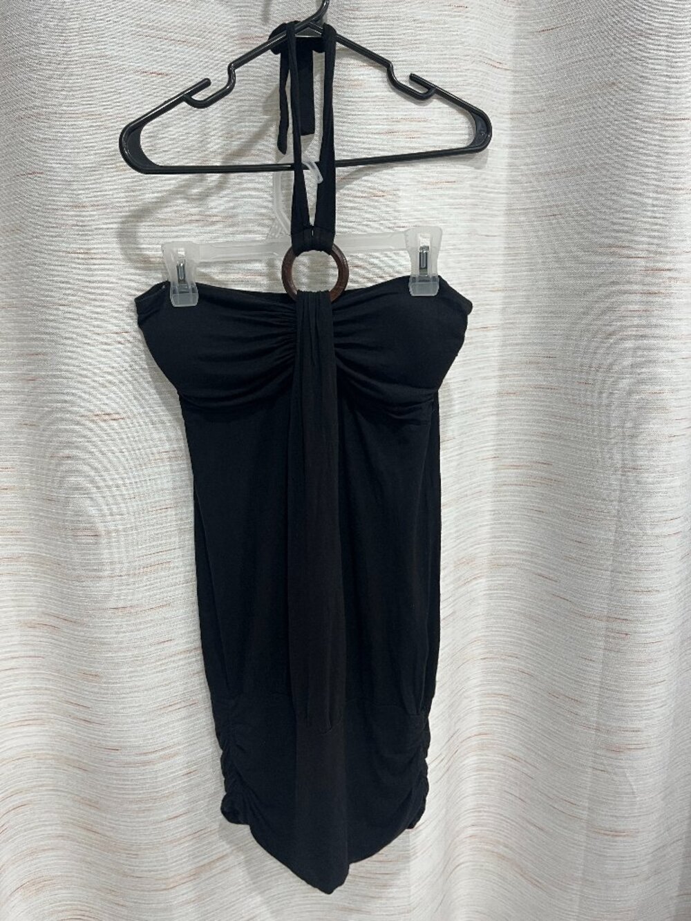 Women's Large Black Tube Top Dress Seduction (039)